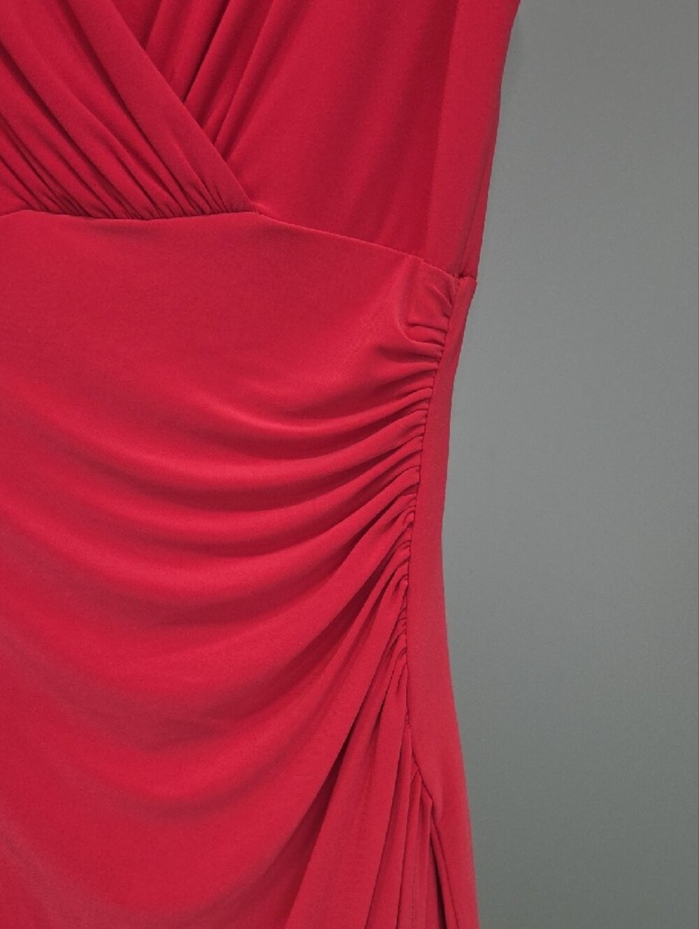 Lauren Ralph Lauren Coral Faux-Wrap Cap-Sleeve Sheath Dress - Picture 4 of 7